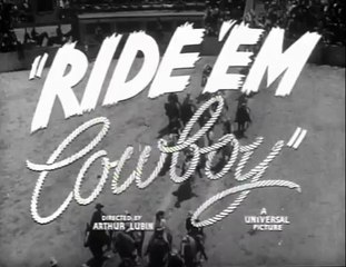 Ride 'Em Cowboy Official Trailer #1 - Lou Costello Movie (1942) HD