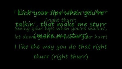 Chingy - Right Thurr (Lyrics / Paroles)