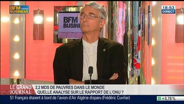 Xavier Godinot et Benaouda Abdeddaïm, dans Le Grand Journal - 24/07 4/7