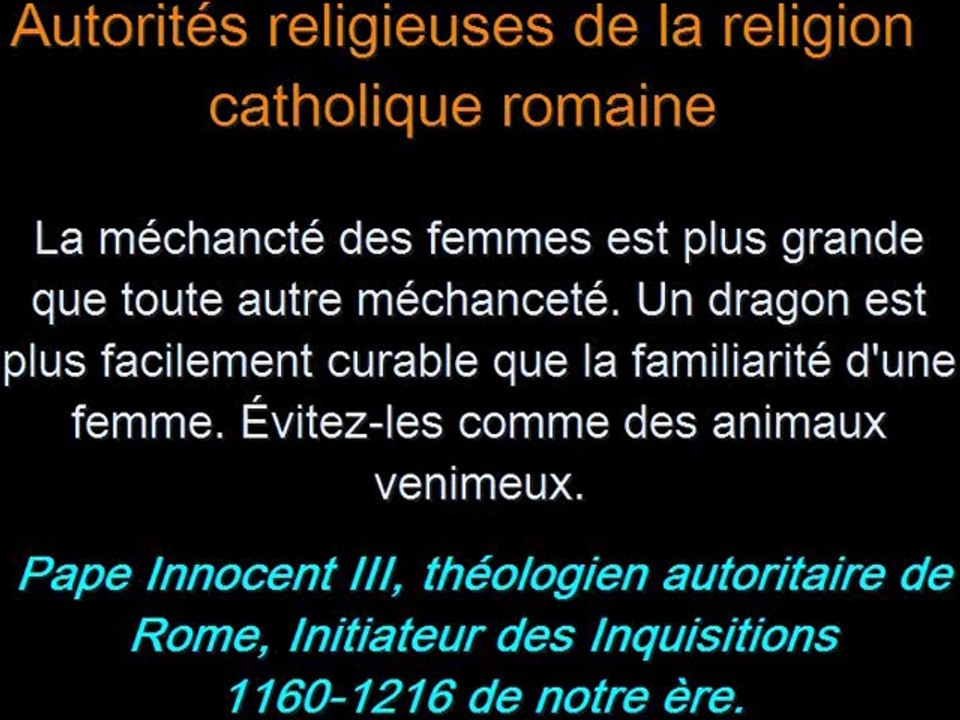 (Intro) Le Rôle Des Femmes Dans l'Église