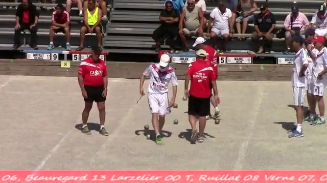 Seconde partie D1, 1ère phase, France Quadrettes, Sport Boules, Chambéry 2014