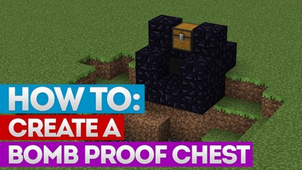 Minecraft: How To Create a Bomb Proof Chest!! [Tutorial]