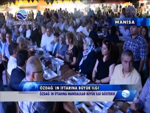 AK PARTİ MANİSA MİLLETVEKİLİ DOÇ. DR. SELÇUK ÖZDAĞ'IN İFTAR YEMEĞİNE BÜYÜK İLGİ (21 TEMMUZ 2014)