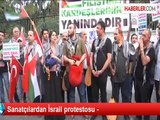 Sanatçılardan İsrail protestosu -