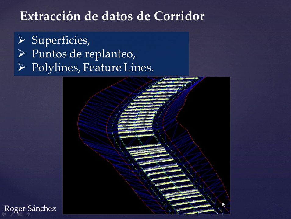 Tutoriales RG - AutoCAD Civil 3D 2014 - 45-POLYLINE FEATURE LINE DE CORRIDOR