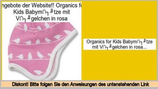 kosteng�nstig Organics for Kids Babym�tze mit V�gelchen in rosa