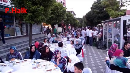İftar Sofraları Pamukovada Kuruldu