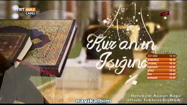 Ali Keleş Tevbe suresi Ramazan 2014