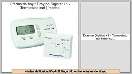 Las mejores ofertas de Drayton Digistat +1 - Termostato inalámbrico