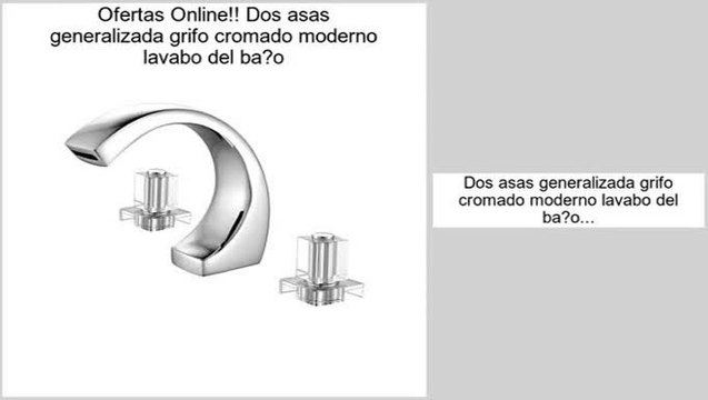 ventas de liquidaci�n Dos asas generalizada grifo cromado moderno lavabo del ba?o