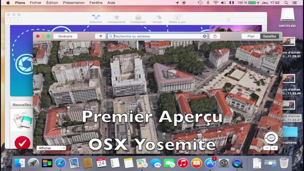 OSX Yosemite bêta : le tour complet du système en 2 minutes chrono !