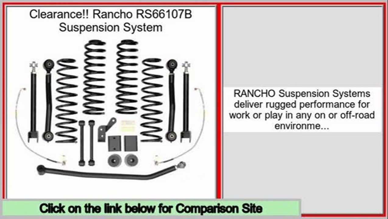Best Deals Rancho RS66107B Suspension System