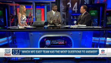 Which NFC East team has the most questions to answer this season?