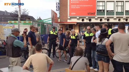 Oosterstraat korte tijd afgezet na relletjes - RTV Noord