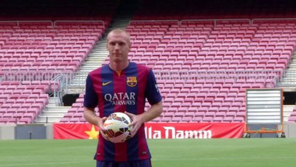 Barça - Mathieu : "Très fier d'être ici"