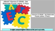 a buon mercato Vitamina G 05048 - Set Mattonelle Puzzle Lettere; 5 Pezzi