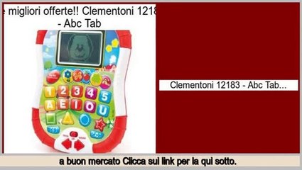 Offerta del Giorno Clementoni 12183 - Abc Tab