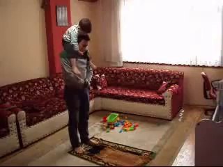 Naughty Kid with his father - Must Match