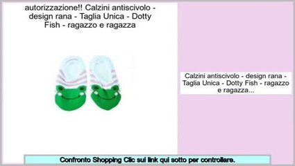 efficiente Calzini antiscivolo - design rana - Taglia Unica - Dotty Fish - ragazzo e ragazza