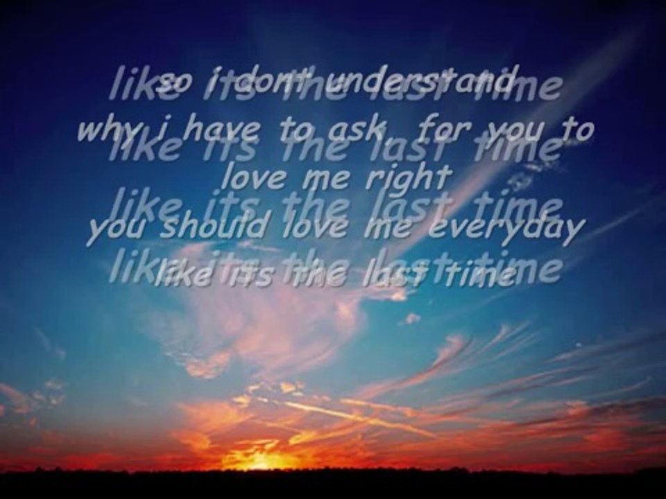 Claude Kelly - Last Time (Lyrics / Paroles)