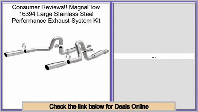 Reports Best MagnaFlow 16394 Large Stainless Steel Performance Exhaust System Kit