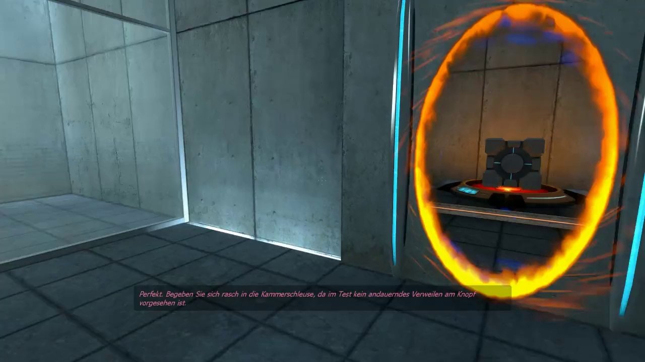 [German] Let's Play Portal #1 - Ein Abenteuer beginnt