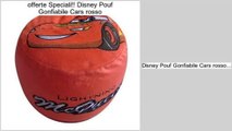 offerte Speciali Disney Pouf Gonfiabile Cars rosso