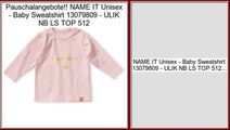 Angebote NAME IT Unisex - Baby Sweatshirt 13079809 - ULIK NB LS TOP 512