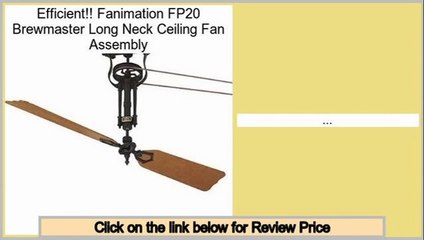 Hot Deals Fanimation FP20 Brewmaster Long Neck Ceiling Fan Assembly