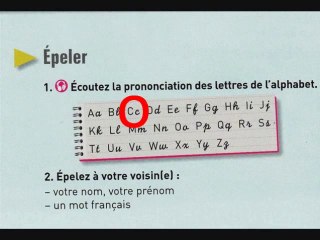 Écho A1 L1P12 À l'écoute de la grammaire page 12