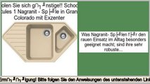 billig Schock Rules 1 Nagranit - Spüle in Granit Colorado mit Exzenter