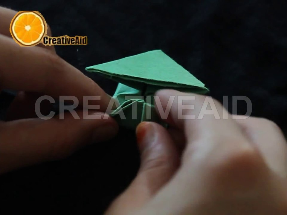 طريقة سهلة لعمل ضفدع من ورق