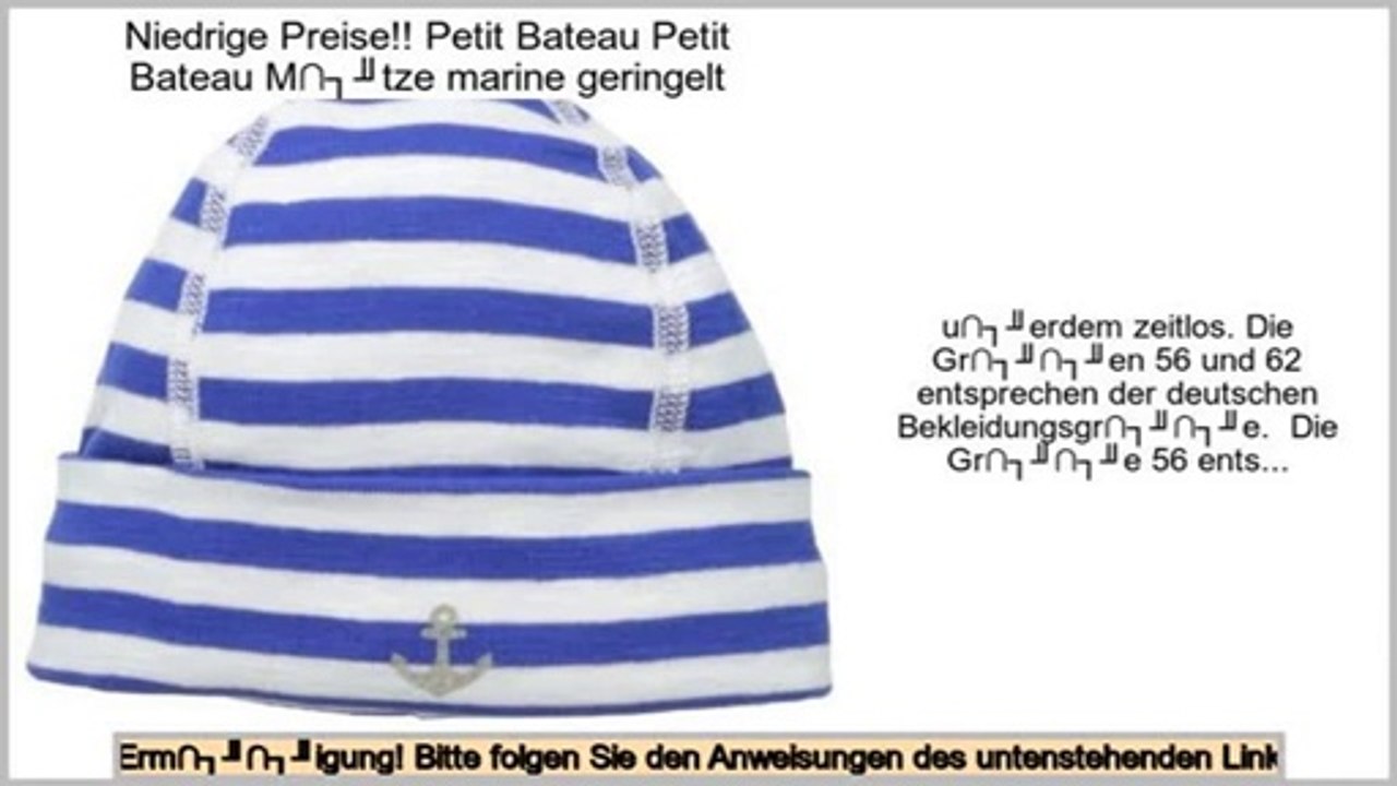 Vertrieb Petit Bateau Petit Bateau M�tze marine geringelt