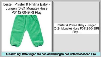 Vergleich Phister & Philina Baby - Jungen (0-24 Monate) Hose P0412-0049IRI Play