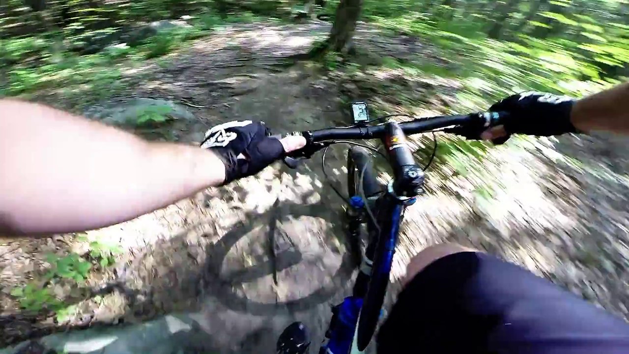 MOUNTAIN BIKING LOWELL DRACUT TYNGSBORO STATE FOREST  GO PRO CHESTY