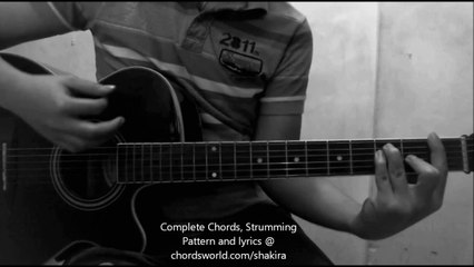 Chasing Shadows Chords by Shakira - How To Play - chordsworld.com