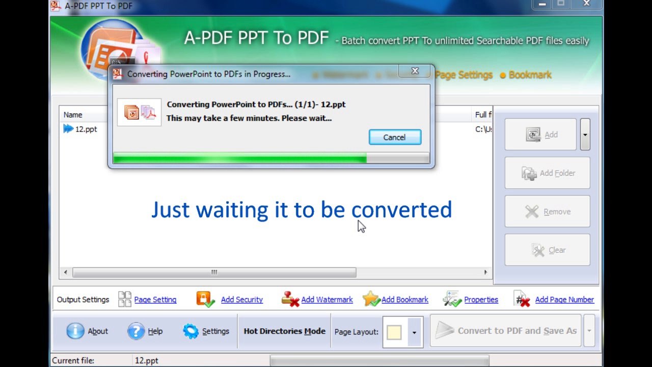 Microsoft PPTX to PDF Converter - Create PDF file from PPT 2000, 2003, 2007, 2010
