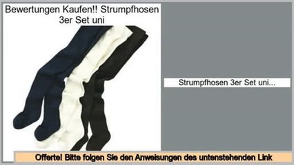 G�nstige Angebote Strumpfhosen 3er Set uni