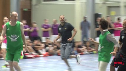 Najat Vallaud-Belkacem au Tony Parker Camp