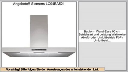 Hot Deals Siemens LC94BA521