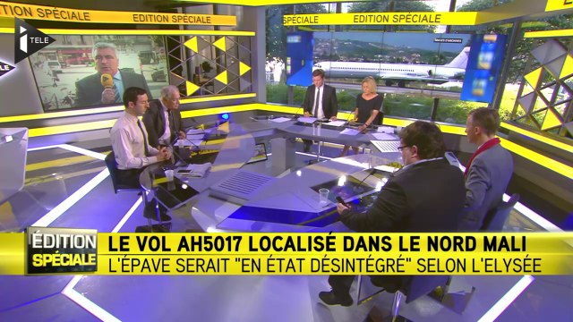 F. Cuvillier: nous avons identifié à la fois la zone mais également les débris