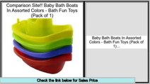 Consumer Reports Baby Bath Boats In Assorted Colors - Bath Fun Toys (Pack of 1)