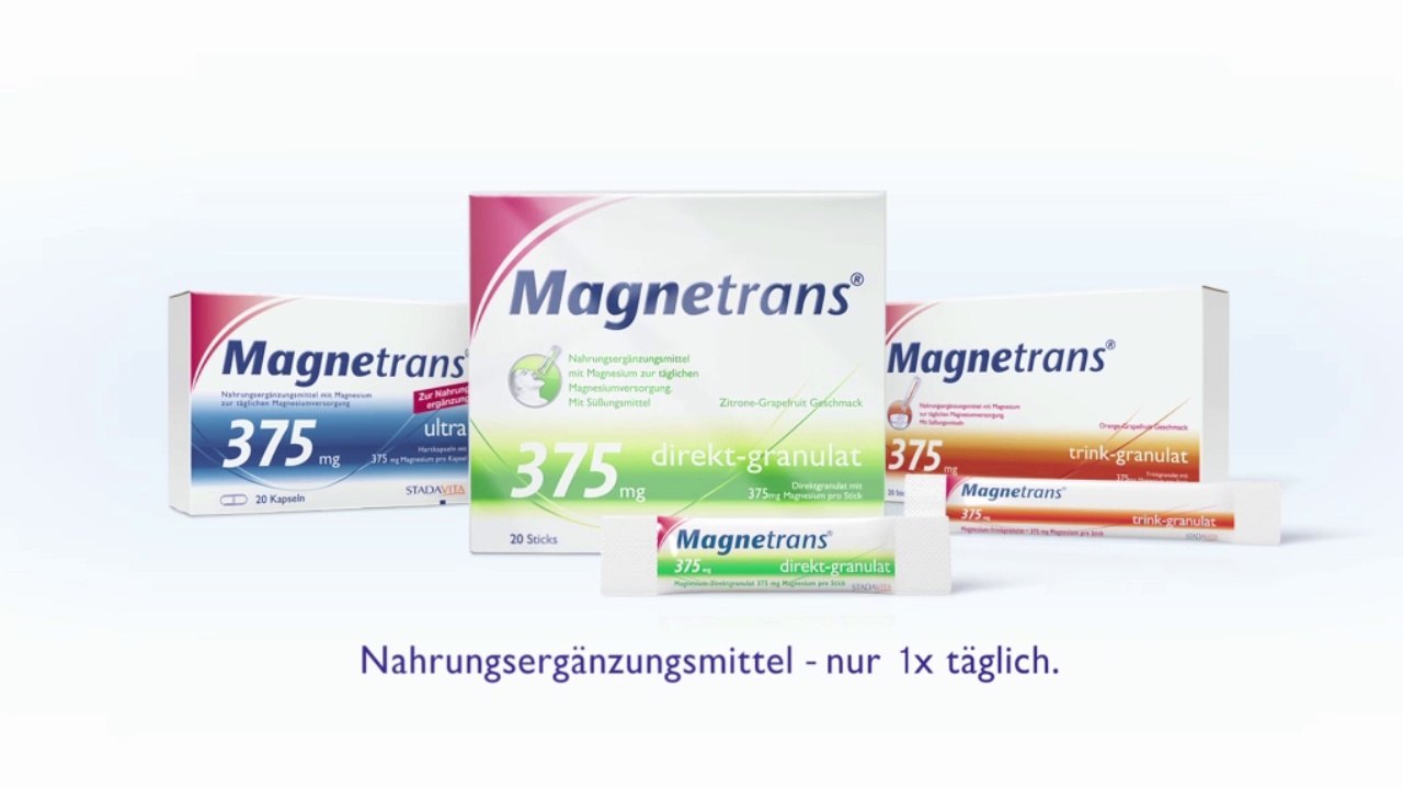 Hochdosierte magnesiumversorgung