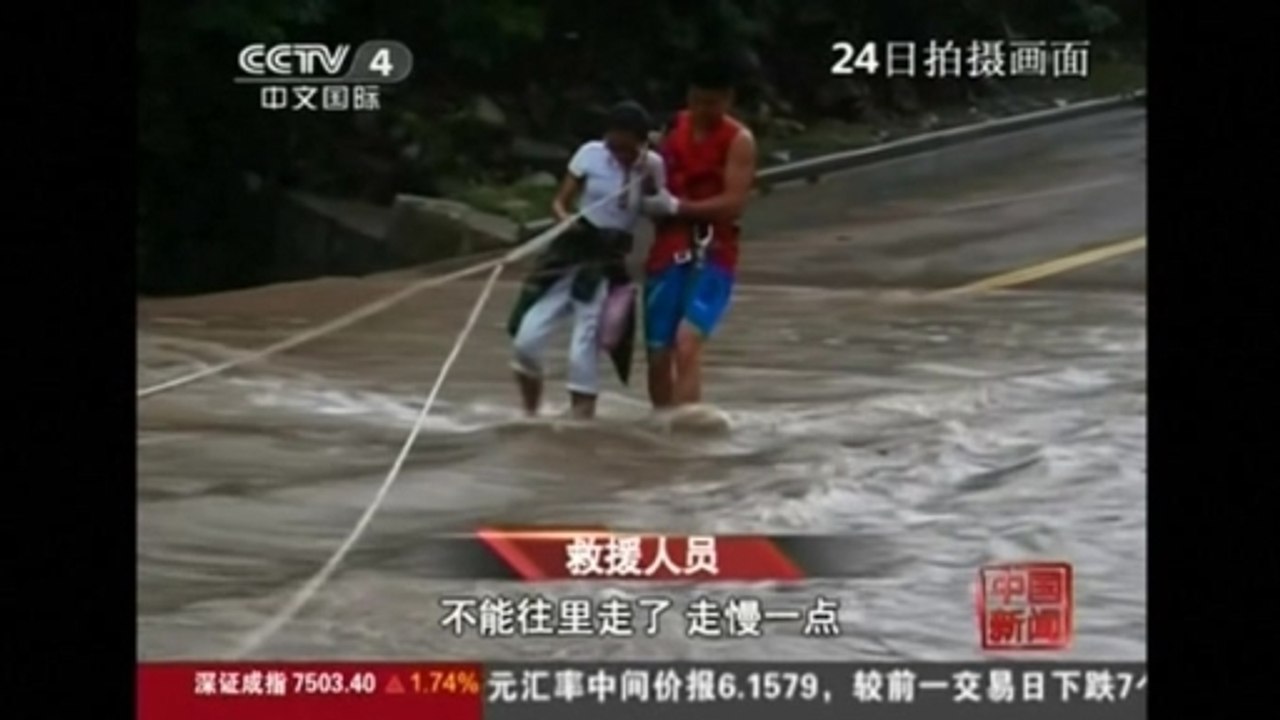 Typhoon trail of destruction in China