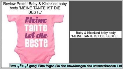 Deal Of The Day Baby & Kleinkind baby body 'MEINE TANTE IST DIE BESTE'