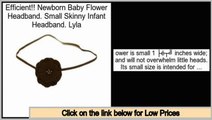Consumer Reports Newborn Baby Flower Headband. Small Skinny Infant Headband. Lyla