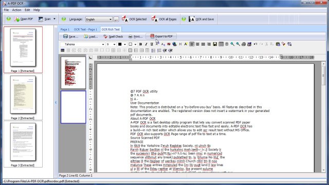 PDF OCR Software - OCR Text in PDF and Image in PDF
