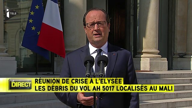 F. Hollande / vol AH5017 : il n'y a hélas aucun survivant