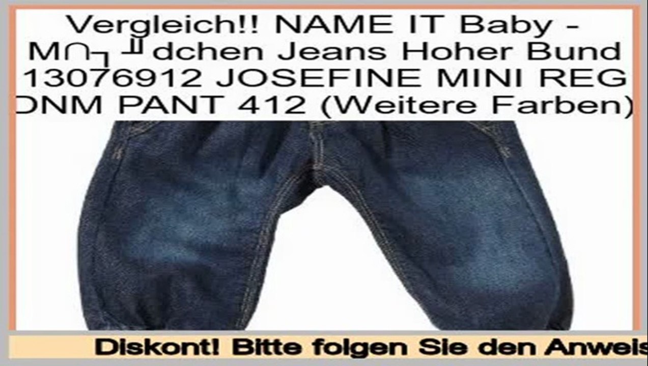 Shopping-Angebote NAME IT Baby - M�dchen Jeans Hoher Bund 13076912 JOSEFINE MINI REG DNM PANT 412 (Weitere Farben)