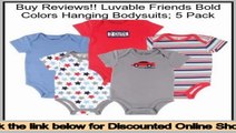Consumer Reports Luvable Friends Bold Colors Hanging Bodysuits; 5 Pack